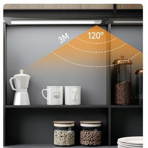 센서등 초슬림 인체 감지 벽조명 60cm 무타공 자석 부착식 조명 usb 충전식