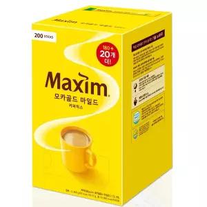 [동서식품]맥심 모카골드 마일드 커피믹스 200T (180T+20T) /인스턴트믹스커피
