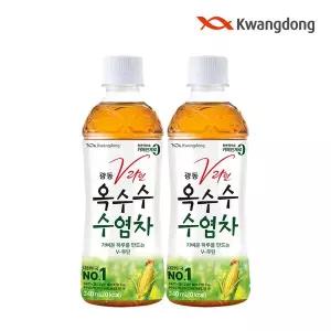 [광동제약][본사직영] 광동 옥수수수염차 340ml x 20pet (유 / 무라벨 랜덤)(무료배송)