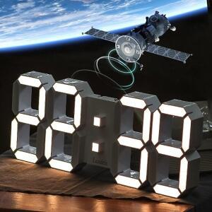 [기타]국산 루나리스 위성 GPS 인테리어 LED 벽시계 38cm