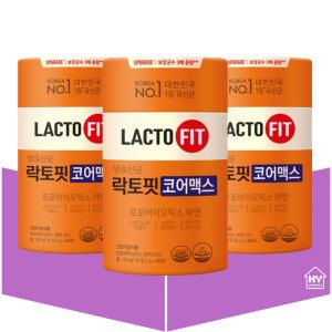 종근당 락토핏 생유산균 코어맥스 프로바이오틱스 변비 유산균 60포X3박스