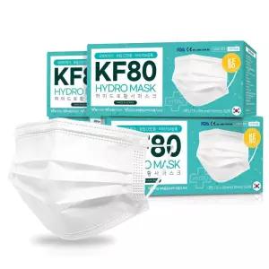 하이드로 마스크 국산 3중 KF80 대형 200매 황사 미세먼지 차단 보건용마스크