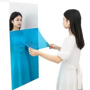 [로아리빙]붙이는 거울 시트지 안전한 부착형 전신 미러 필름