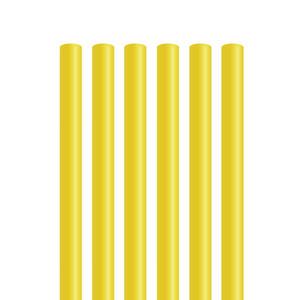 7mm 25cm 일자빨대 개별포장 노랑 1봉 500개