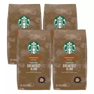 스타벅스 브렉퍼스트 블렌드 미디엄 로스트 1.13kg 4개 Y