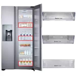 삼성 지펠 쇼케이스 양문형 냉장고 병꽂이 바구니 바스켓 케이스 RH83H80507W RH83H90007W RH84J95583M