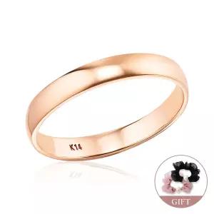 [비앤비골드] (10월베스트)14K 심플링 3.0mm 엥게이지 반지 NPR15674