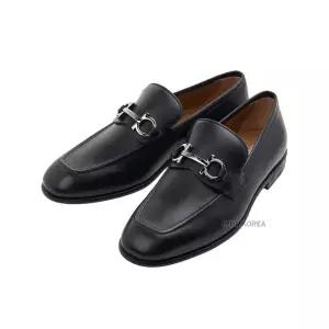 [롯데백화점]페라가모 FW24 남성 더블 간치니 로퍼 FOSTER NERO 0762636