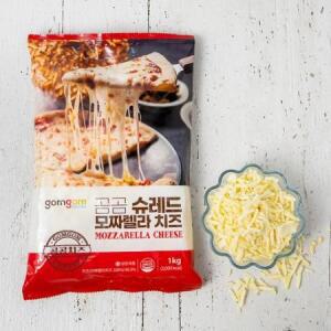 곰곰 슈레드 모짜렐라 치즈, 1kg, 1개 one option