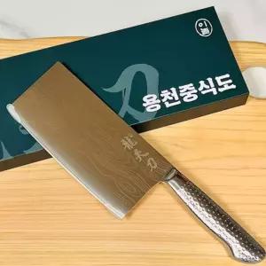 이놀 용천 중식도 가위 우드 자석 칼걸이 다마스커스 올스텐 주방 칼 식칼 중식칼 중국칼