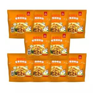 한맥푸드 냉동 포켓치킨 핫후라이드 180g 10개 편의점 매운순살치킨