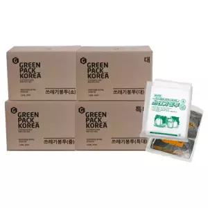 제이오마켓 배접 쓰레기 봉투 흑색 특대 1BOX 300P/재활용 분리수거 비닐 봉지