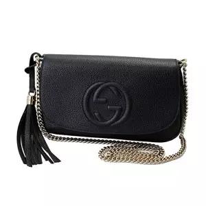 [GUCCI]구찌 인터로킹 태슬 레더 체인백