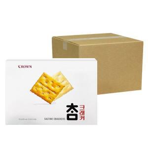 크라운 참 크래커 280g 10개  한 박스