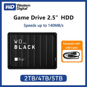 외장하드4tb 웨스턴 디지털 WD 블랙 게임 드라이브 2.5 인치 모바일 하드 PS4 PS5Xbox One PC Mac과 호환