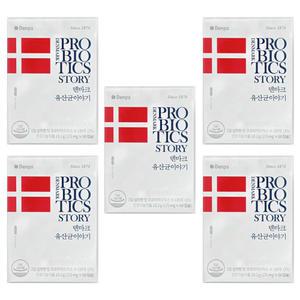 덴프스 덴마크 유산균 이야기 170mg x 60캡슐 x 5박스 프로바이오틱스 무지개