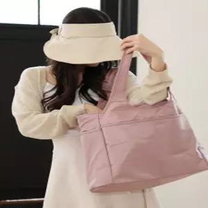 피렌 빅사이즈 쇼퍼백 멀티포켓 가벼운 기저귀가방 나일론 보부상가방