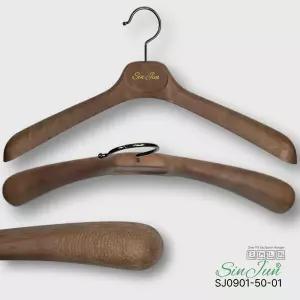 [신준 SinJun] 오버핏 전용 옷걸이 SJ0901-N50-01 Ash Brown 50cm 6P 2nd Generation Refined Design 빅사이즈 옷걸이