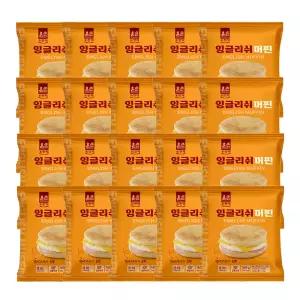 한맥 잉글리쉬 머핀 햄에그치즈 140g 20봉 추억의 학교매점빵 군대리아