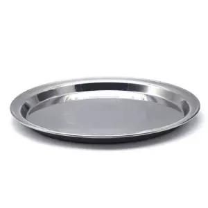 (32cm) 국산 스텐 쟁반 업소 서빙 원형 쟁반 트레이/간식/카페/스탠/쟁반대/큰쟁반/고급/식당/업소용/매장