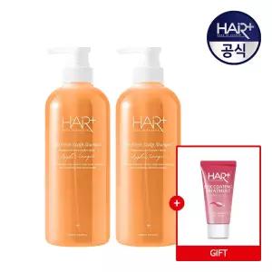 오프레시 애플비니거 사과식초 두피 샴푸 700ml X2개 + 실크트리트먼트 50ml /