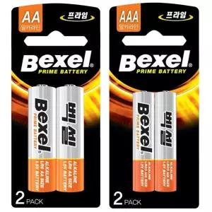 벡셀 알카라인 건전지 2알 AA AAA 타입선택