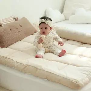 [보리보리/헬로미니미]아기 토퍼 매트리스 순면 범퍼침대 100x130