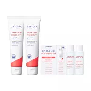 [본사직영]에스트라 테라365 수딩액티브모이스처라이저60ML 2개 + 액티브세럼 7개 + 토너25ml 2개