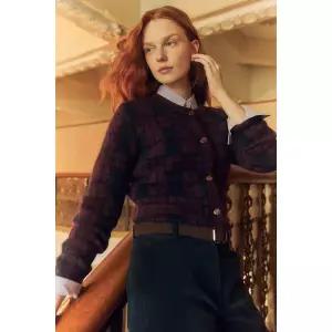 [BCBG](대구신세계)알파카 체크 C/D(B4W9K102)