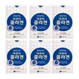 종근당건강 아쿠아 저분자 피쉬 콜라겐 2g x 30포 6박스 (HI)