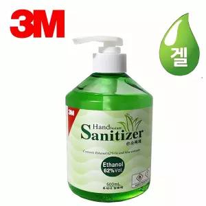 3M 알로에 손소독제 500ml 항균제 피지 거제 보습제 천연 소재 위생용품 손세정제