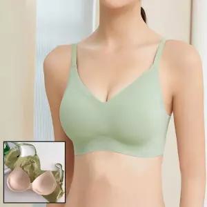 3D 입체볼륨 심리스 브라 브래지어 탑 3단 후크 볼륨컵 분리형 슬림끈