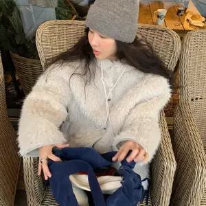 [메이비베이비] Delicia Fur Coat (그레이지)