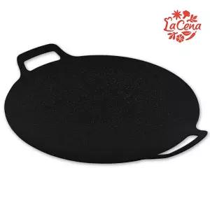 라체나 대형 그리들팬(38cm) 인덕션 솥뚜껑불판 웍 구이판 삼겹살 로스터팬 전골팬 그릴