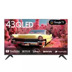 프리토스 43인치 QLED 4K 구글 AI 스마트TV 베젤리스 1등급