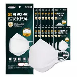 유한킴벌리 크린가드 KF94 수프림플러스 대형 끈조절 황사마스크 25매 44279 877418