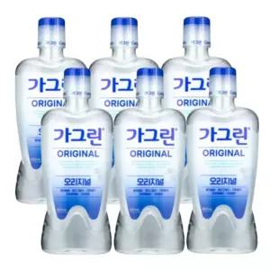 가그린 가글액 오리지널 구강청결제 820ml / 6개