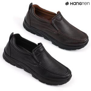 행텐 HT-071 남성용 가죽 슬립온 효도화 편한 발볼넓은 단화 쿠션 좋은 컴포트화