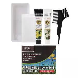은은한 044BZK79 샴푸향으로 기분좋은 자연갈색 헤어염색약 80g