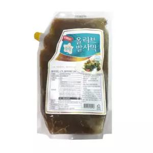 업소용 대용량 냉장 평강 올리브발사믹 드레싱 소스 크림 샐러드 2kg 아이스박스 선택