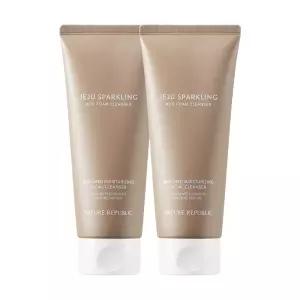모공 노폐물 네이처리퍼블릭 제주 탄산 머드 폼클렌징 150ml, 2개