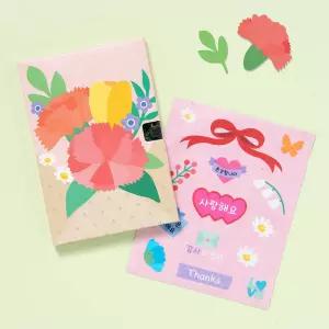 [가정의 달] 카네이션 녹음편지 생일카드 음성메세지 편지