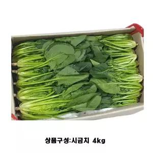 국내산 시금치 4kg 1개