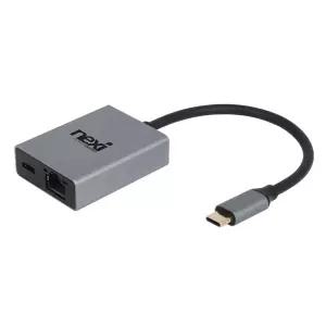 넥시 USB3.1 C타입 기가비트 랜카드+100W PD 충전 NX-U31CL-PD100 NX1646