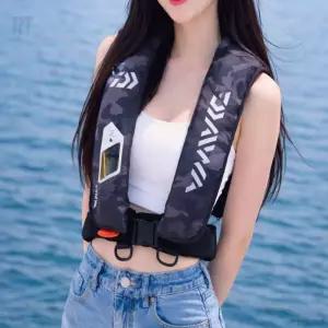 로켓터틀 다이와 구명조끼 DF-9103 블랙카모 낚시용구명조끼