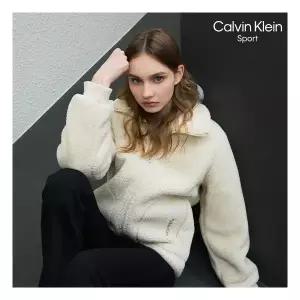 캘빈클라인 스포츠 109,000원 Dual Fleece 플리스 블루종 여성 1164606
