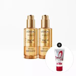 [로레알파리] 엑스트라 오디네리 오일 헤어 밀크 90ml 2개+데일리 손상 헤어팩 50ml