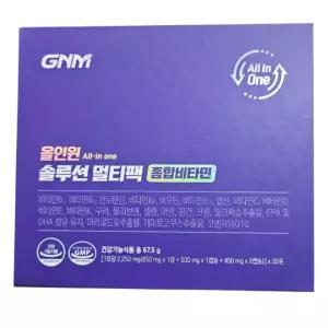 GNM자연의품격 올인원 솔루션 멀티팩 종합비타민 2400mg x 30포