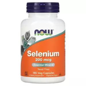나우푸드 셀레늄 200mcg 180캡슐, 미네랄 비건 효모없음 Now foods