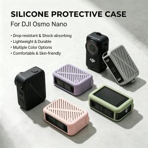 DJI 오즈모 나노 카메라용 실리콘 케이스, 스크래치 방지  가드 및 보호기, 완벽 액세서리
